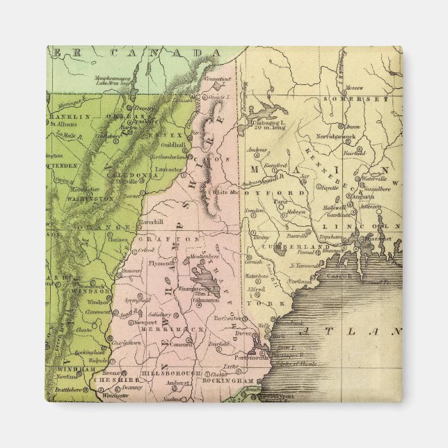 Eastern States Olney Map Magnet (Front)