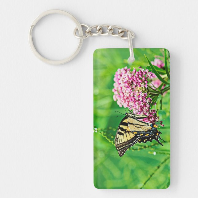 Eastern Tiger Swallowtail Butterfly Keychain (Front)