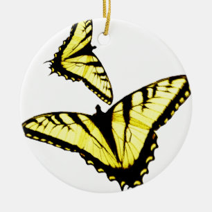Eastern Tiger Swallowtail Butterfly Photo Ceramic Ornament