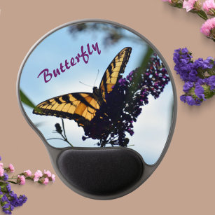 Eastern Tiger Swallowtail Butterfly Photographic Gel Mouse Pad