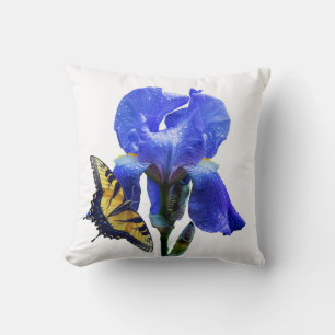 Eastern tiger swallowtail butterfly throw pillow