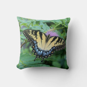 Eastern Tiger Swallowtail Butterfly Throw Pillow