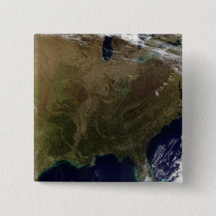 Eastern United States 3 2 Inch Square Button