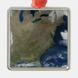 Eastern United States Metal Ornament