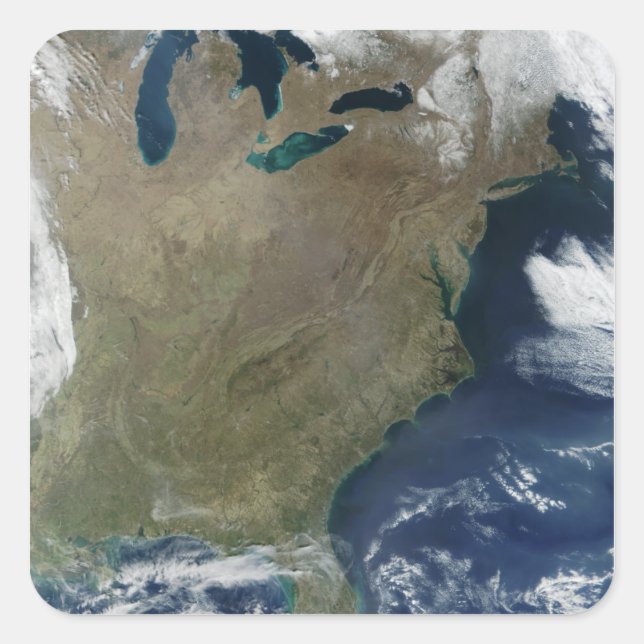 Eastern United States Square Sticker (Front)