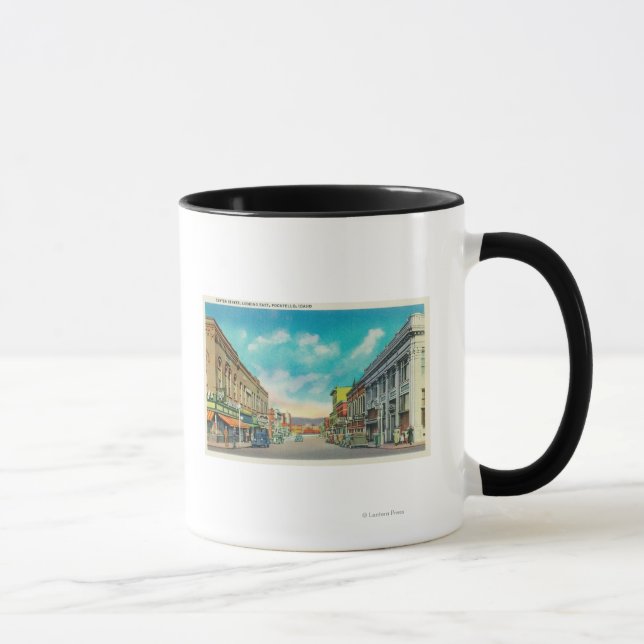 Eastern View from Centre StreetPocatello, ID Mug (Right)