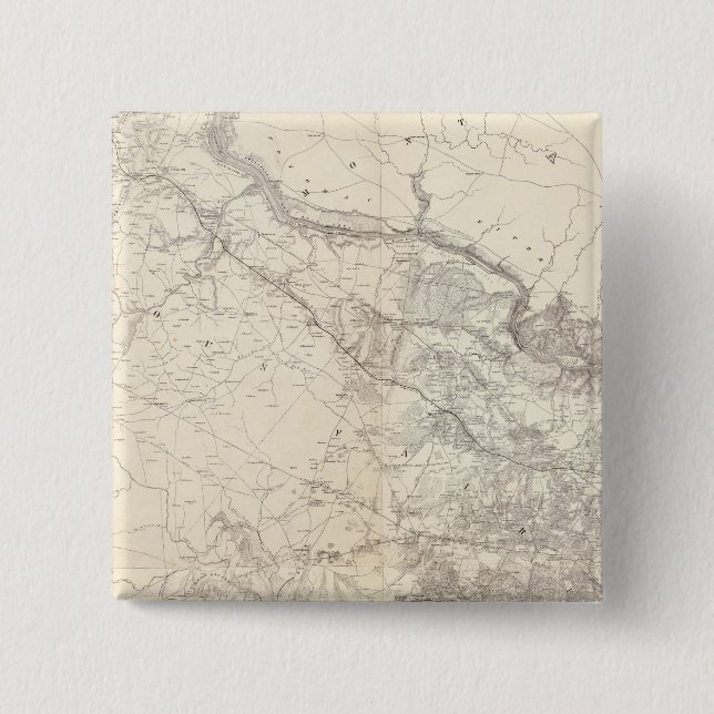 Eastern Virginia 2 Inch Square Button (Front)