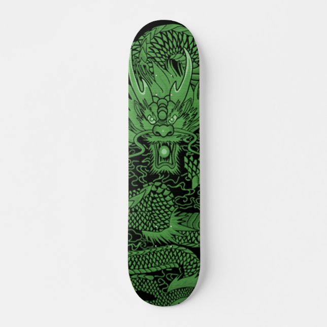 Eastern Yakuza Dragon Element Custom Pro Deck Skateboard (Front)