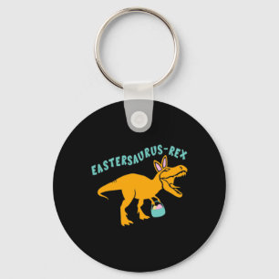Eastersaurus Easter Dinosaur Gift For Teen Boys An Keychain