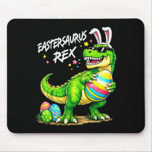 Eastersaurus Rex Funny Dinosaur Easter T Rex Bunny Mouse Pad
