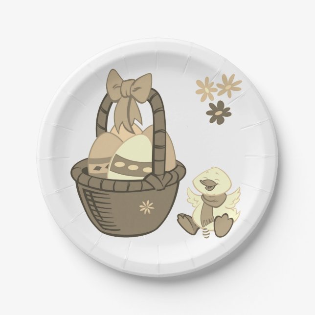 Eastertime Paper Plate (Front)