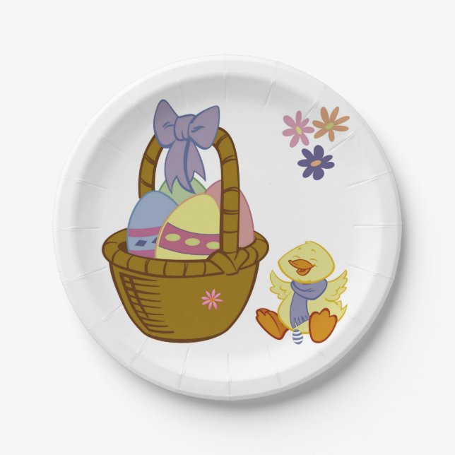 Eastertime Paper Plate (Front)