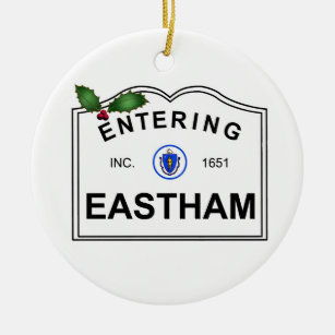 Eastham MA Ceramic Ornament