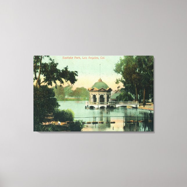 Eastlake Park Scene Canvas Print (Front)