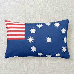 Easton city flag state america Pennsylvania Lumbar Pillow