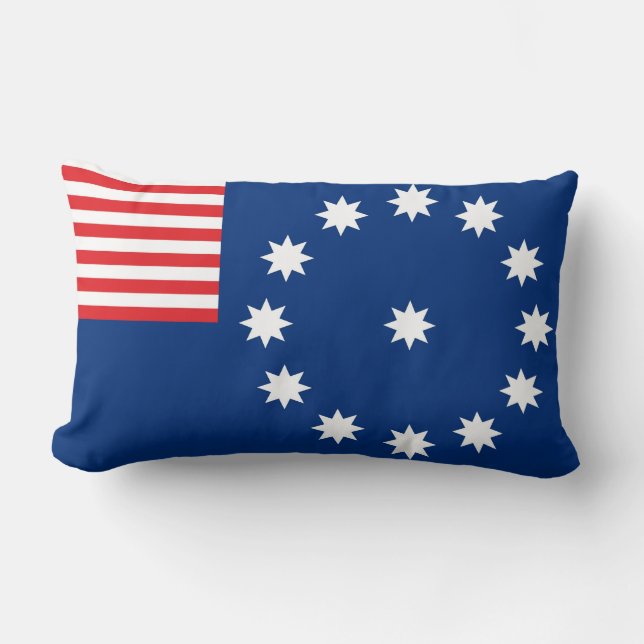 Easton city flag state america Pennsylvania Lumbar Pillow (Front)