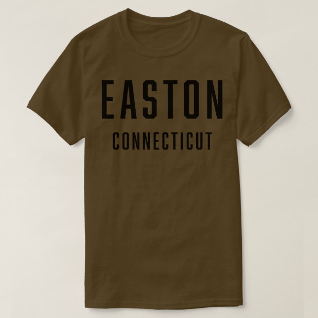 Easton Connecticut TShirt (Design Front)