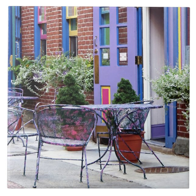 Easton PA - Outdoor Seating Tile (Front)