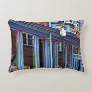Easton PA - Street With Open Door Accent Pillow