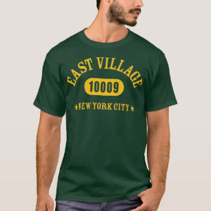 EASTVILLAGE NEW YORK CITY 10009NYC Athletic Design T-Shirt