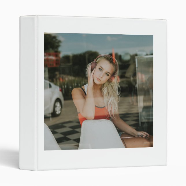 EASY!  3 ring binder - Personalized - Add Image (Front/Spine)