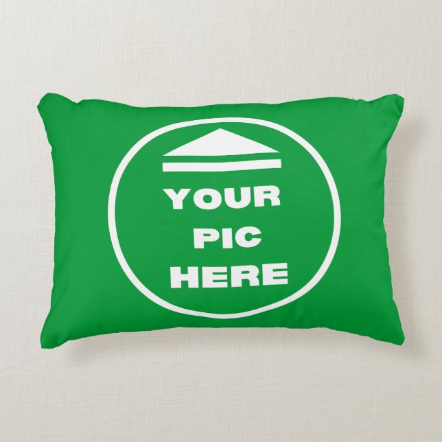 EASY! Accent Pillow 12" x 16"- polyester Customize (Front)