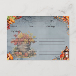 Easy As Pie Recipe Card