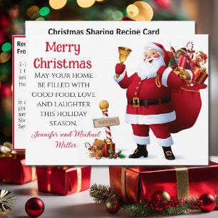 Easy Beef Stroganoff Recipe Sharing Christmas Holiday Card