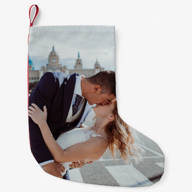 EASY! Christmas Stocking - Personalized -Add Image (Front)