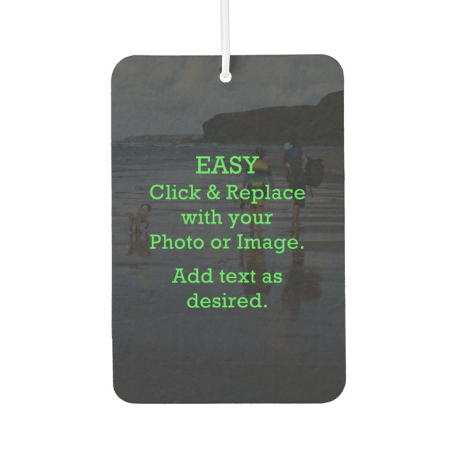 Easy Click & Replace Image to Create Your Own Air Freshener (Front)