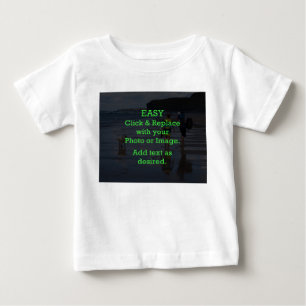 Easy Click & Replace Image to Create Your Own Baby T-Shirt