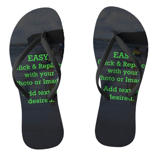 Easy Click & Replace Image to Create Your Own Flip Flops (Footbed)