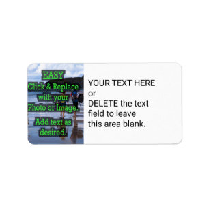 Easy Click & Replace Image to Create Your Own Label