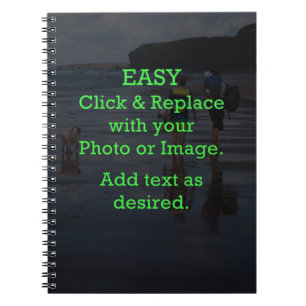 Easy Click & Replace Image to Create Your Own Notebook