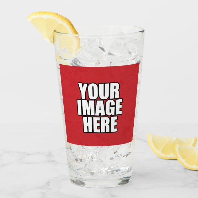 Easy Create your own personalized made by you Glass (Front Ice)