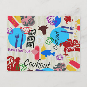 Easy Custom Cookout Invitation - Postcard