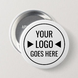 Easy Custom Corporate Business Logo 3 Inch Round Button
