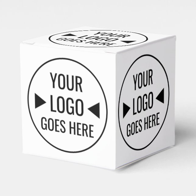 Easy Custom Corporate Business Logo Favor Box (Front Side)