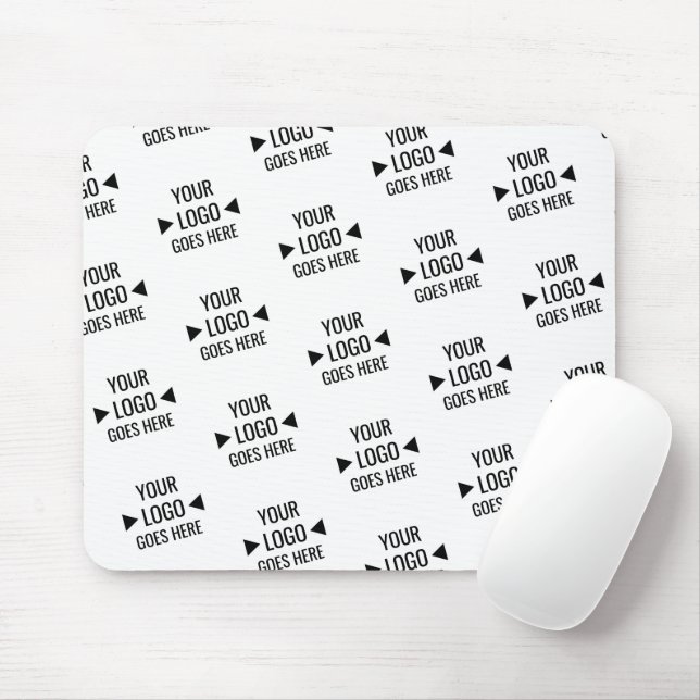 Easy Custom Corporate Business Logo Pattern Mouse Pad (With Mouse)