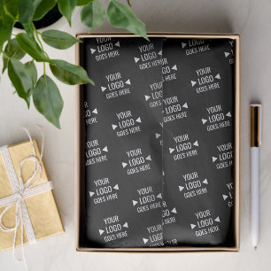 Easy Custom Corporate Business Logo Pattern Tissue Paper