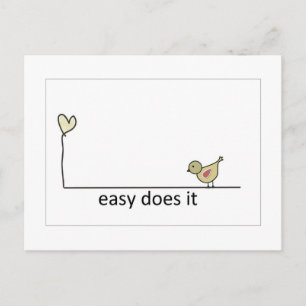 easy does it postcard