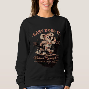 Easy Does It Weekend Running Club Retro Koala Tee