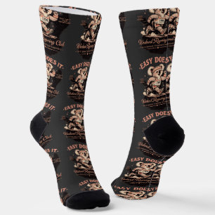 Easy Does It Weekend Running Club Retro Koala Tee Socks
