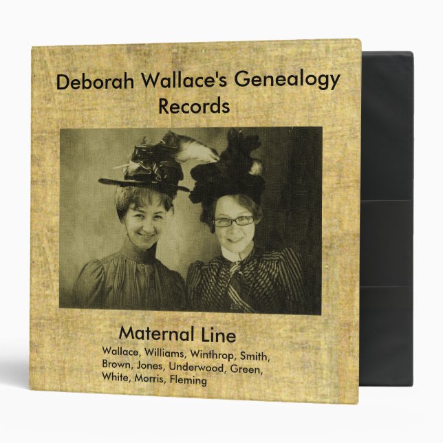 Easy Genealogy Record Keeping Binder (Front/Inside)