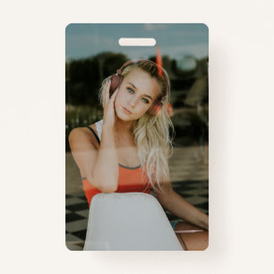 EASY!  ID Badge - Personalized - Add your Image