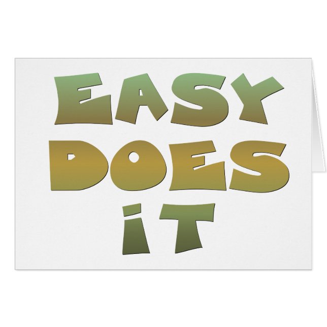 Easy It Recovery Slogan Citation Vert Or Texte (Devant horizontal)