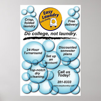 Easy Laundry Poster