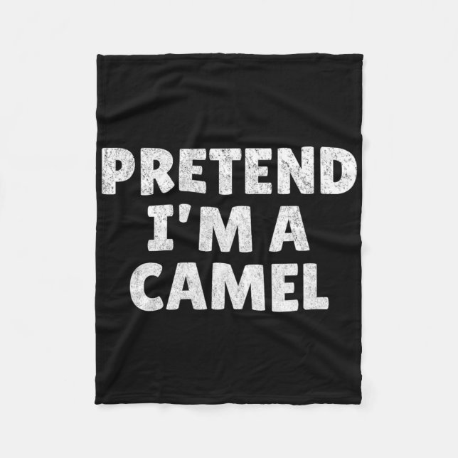 Easy Lazy Halloween Costume  Fleece Blanket (Front)