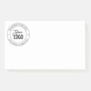 Easy Logo Replacement & Customizable Text Post-it Notes