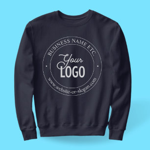 Easy Logo Replacement & Customizable Text Sweatshirt